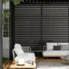 barths Louvre – Wand 123 cm (für breite 400cm) Anthrazit