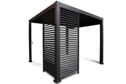barths Louvre – Wand 123 cm (für breite 400cm) Anthrazit