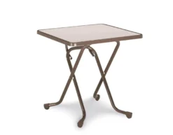 barths Madrid – Klapptisch quadratisch 67x67 cm Braun