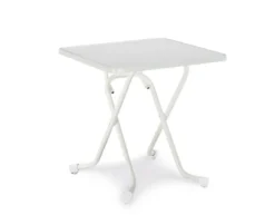 barths Madrid – Klapptisch quadratisch 67x67 cm Weiß