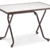 barths Madrid – Klapptisch rechteckig 110x70 cm Braun