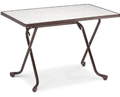 barths Madrid – Klapptisch rechteckig 110x70 cm Braun
