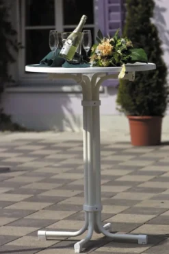 barths Multiflex – Stehtisch rund 70 cm Weiß