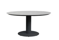barths Porto runder Dining-Tisch Ø 130 cm - Anthrazit