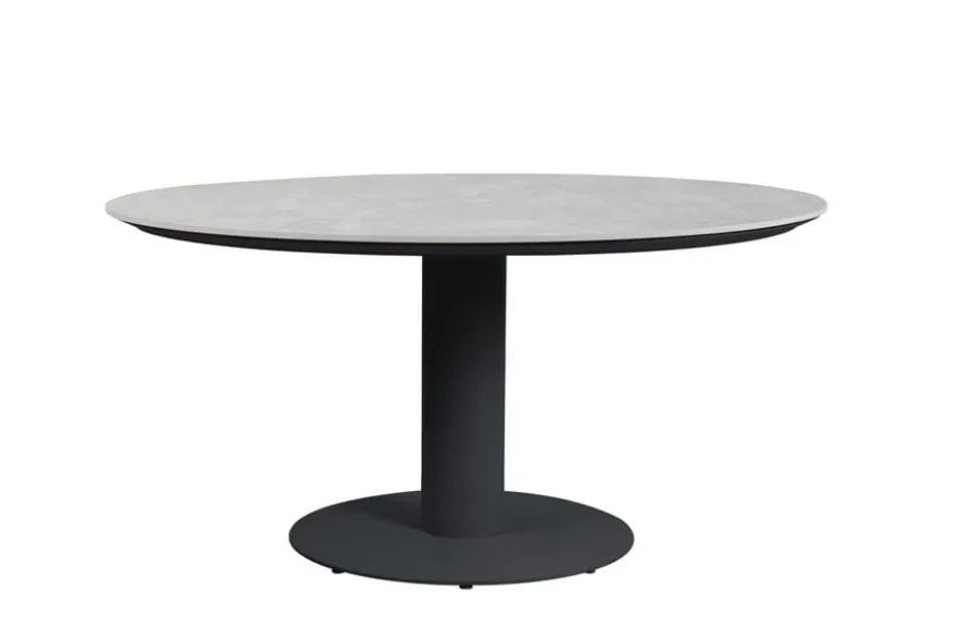 barths Porto runder Dining-Tisch Ø 150 cm - Anthrazit