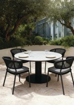 barths Porto runder Dining-Tisch Ø 150 cm - Anthrazit