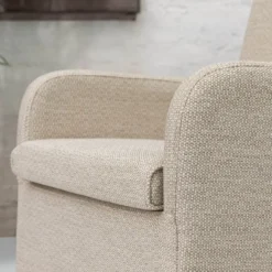 barths Riga – Relaxsessel mit Fußhocker Sand