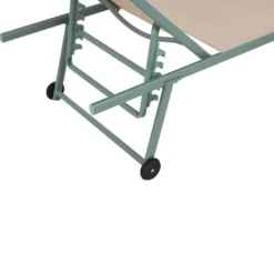 barths Travis Liegestuhl – Grün-Beige
