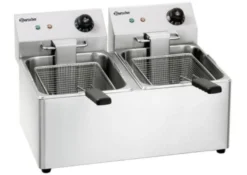 Bartscher Elektro-Doppel-Fritteuse SNACK IV 2x 8 Liter