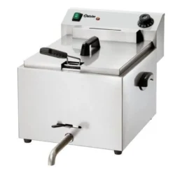 Bartscher Elektrofritteuse PROFI 9,7 Liter mit Fettablasshahn
