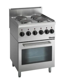 Bartscher Elektroherd 600 Imbiss mit Elektro-Multifunktionsbackofen