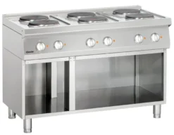 Bartscher Elektroherd 700 mit offenem Unterbau 120x700