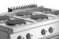 Bartscher Elektroherd 700 rund mit Elektrobackofen und Unterschrank