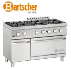 Bartscher Gasherd Serie 700 Classic, 6 Flammen - Standgerät