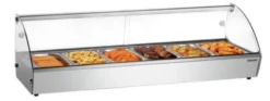 Bartscher Heiße Aufsatzvitrine R6 6x 1/3GN