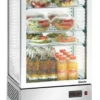 Bartscher Mini-Kühlvitrine 78L, Edelstahl