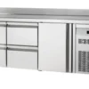 Bäckereikühltisch Premium 1/4 mit Aufkantung