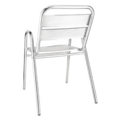 Bistrostühle Bolero mit Unterarmlehne Aluminium - 4 Stück