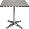 Bolero Bistrotisch 700x700 mm Edelstahl, 1 Bein