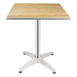 Bolero Bistrotisch 600x600 mm Eschenholz, 1 Bein