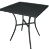 Bolero Bistrotisch 700x700 mm, Stahl schwarz, schlankes Design