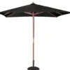Bolero Sonnenschirm quadratisch - 2500x2500 mm - schwarz