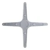 Bolero Tischgestell mit Fußkreuz aus Aluminium 680 mm