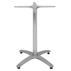 Bolero Tischgestell mit Fußkreuz aus Aluminium 680 mm