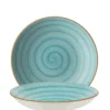 Bonna Premium Porcelain Aura Aqua Bloom Teller tief 25cm