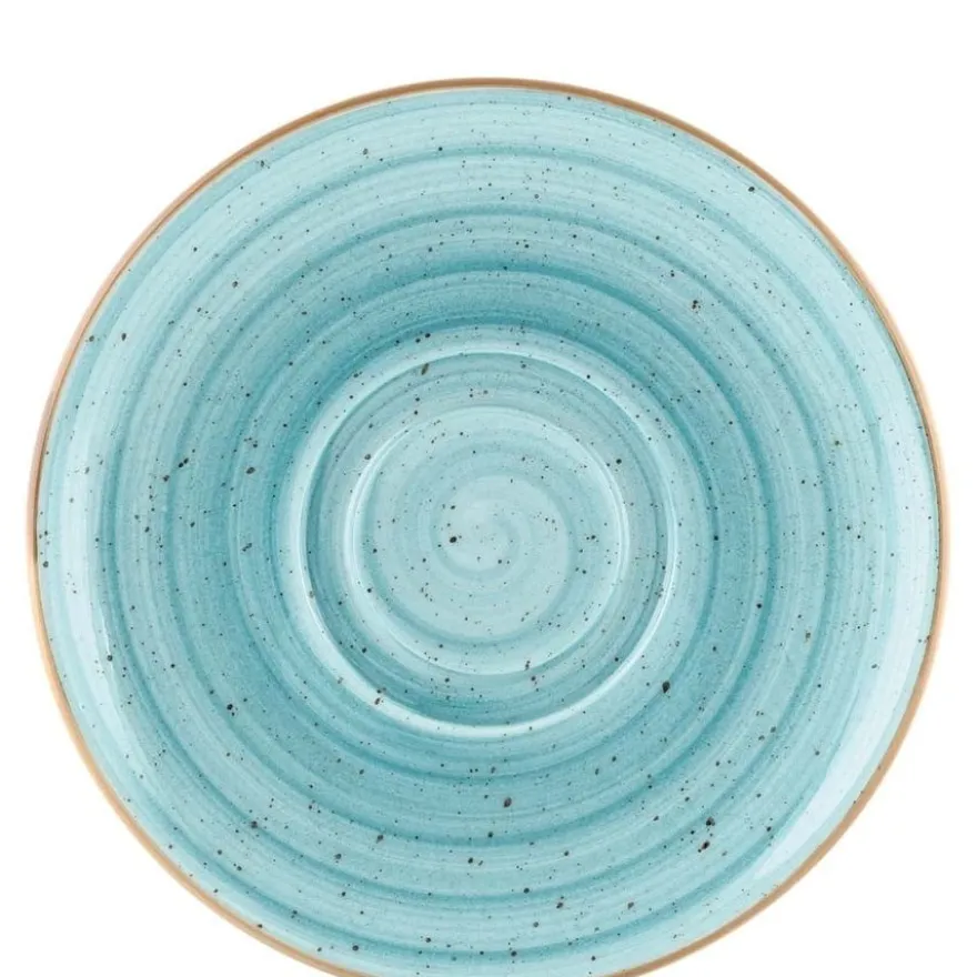 Bonna Premium Porcelain Aura Aqua Gourmet Kombiuntertasse 19 cm, hellblau
