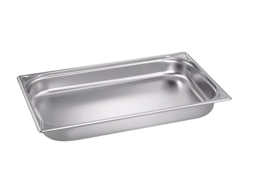 B.PRO Edelstahl Gastronorm-Behälter GN 1/1 - 65 mm, Inhalt: 8,5 Liter