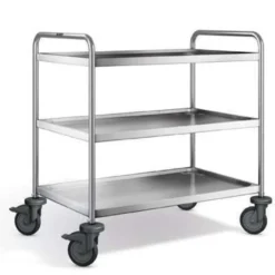 B.PRO Servierwagen SW 6 x 4-3, Kunststoffrollen