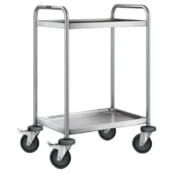 B.PRO Servierwagen SW 6 x 4-2, stahlverzinkte Rollen