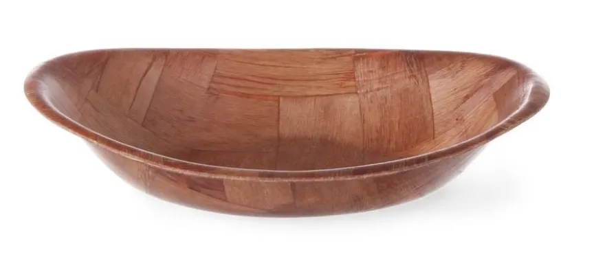 Brotschale aus Holz oval