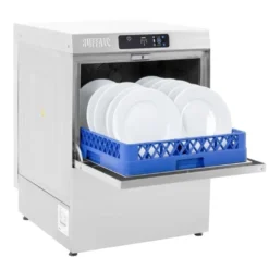 Buffalo Digitale Untertischspülmaschine mit Ablaufpumpe 500mm Korb 5,5 kW Dreiphasenanschluss