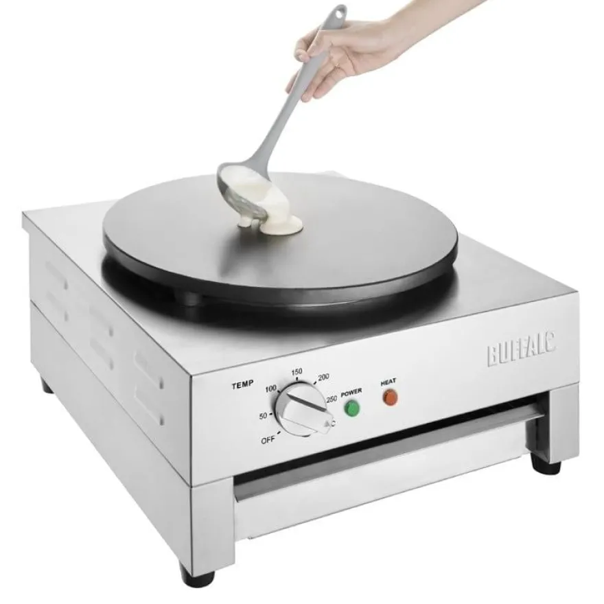 Buffalo Elektro-Crêpes-Eisen - 1 Kochplatte Ø 400 mm