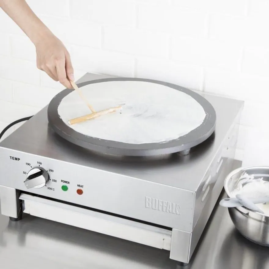 Buffalo Elektro-Crêpes-Eisen - 1 Kochplatte Ø 400 mm