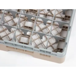 Cambro Gläserspülkorb beige mit 25 Fächern max Glashöhe 9,2cm