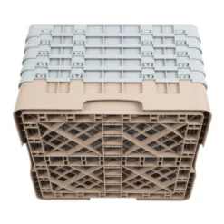 Cambro Gläserspülkorb beige mit 25 Fächern max Glashöhe 25,7cm