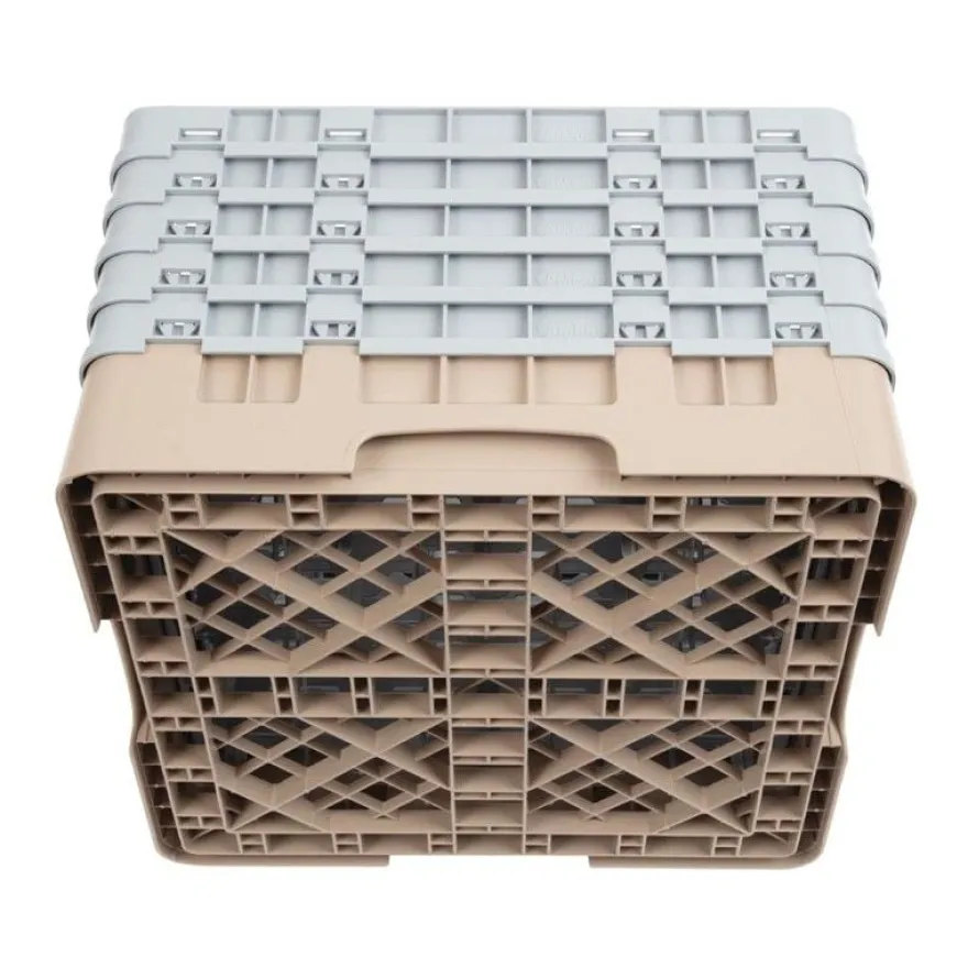 Cambro Gläserspülkorb beige mit 25 Fächern max Glashöhe 25,7cm