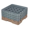Cambro Gläserspülkorb beige mit 25 Fächern max Glashöhe 21,5cm