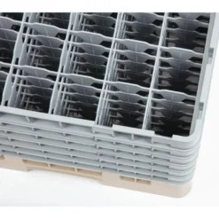 Cambro Gläserspülkorb beige mit 36 Fächern max Glashöhe 29,8cm