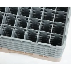 Cambro Gläserspülkorb beige mit 49 Fächern max Glashöhe 25,7cm