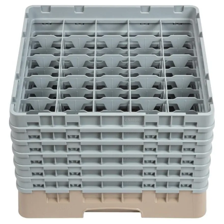 Cambro Gläserspülkorb beige mit 25 Fächern max Glashöhe 29,8cm