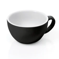 Cappuccino Obertasse Italia Black, 0,2 ltr., Porzellan