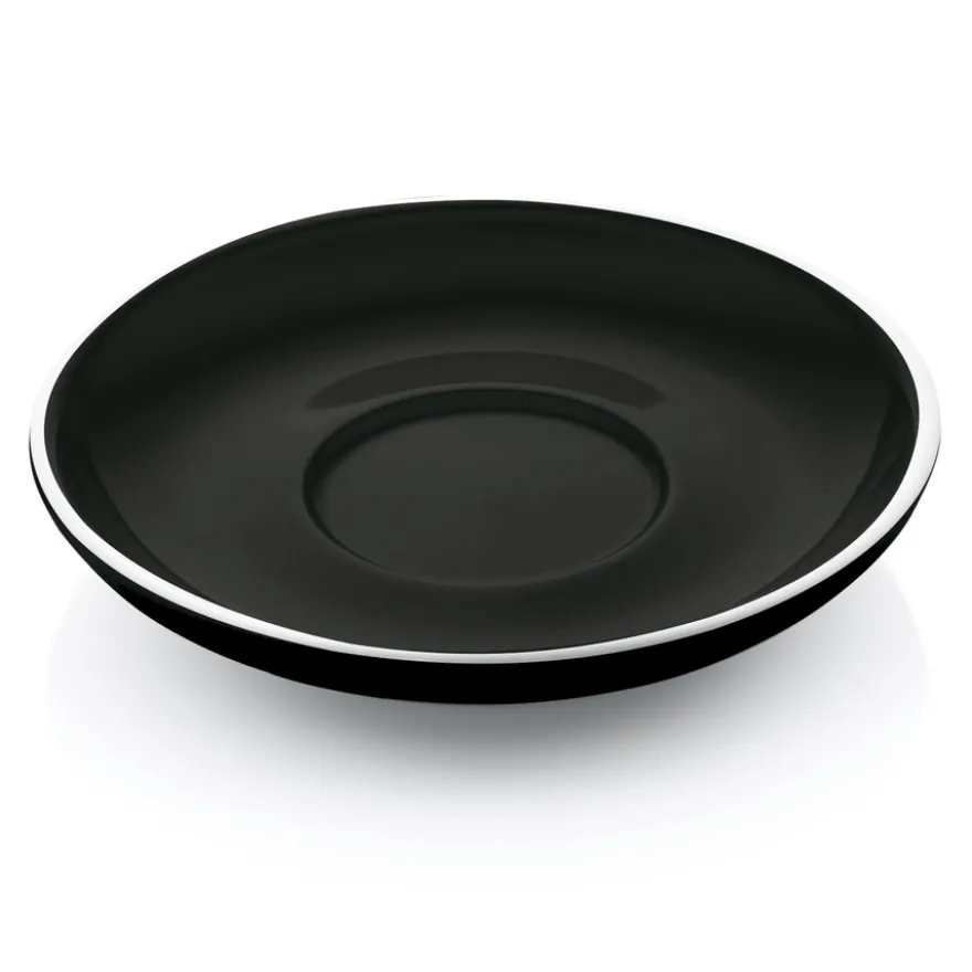 Cappuccinountertasse Italia Black für 4998 020, Porzellan