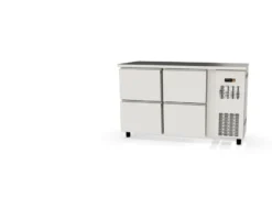 Coreco Barkühltisch PROFI 0/4 Edelstahl mit 4 Schubladen