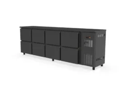 Coreco Barkühltisch PROFI 0/8 mit 8 Schubladen