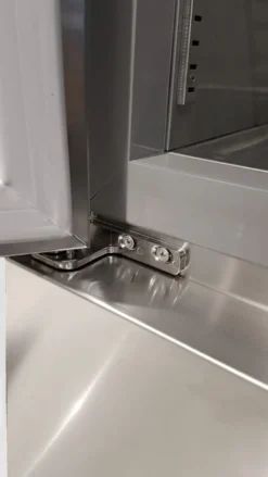Coreco Edelstahlkühlschrank US Range 1400