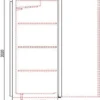 Coreco Edelstahlkühlschrank US Range 2200